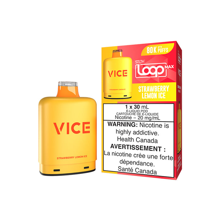 STLTH x Vice Loop Max 80K Pod - Strawberry Lemon Ice