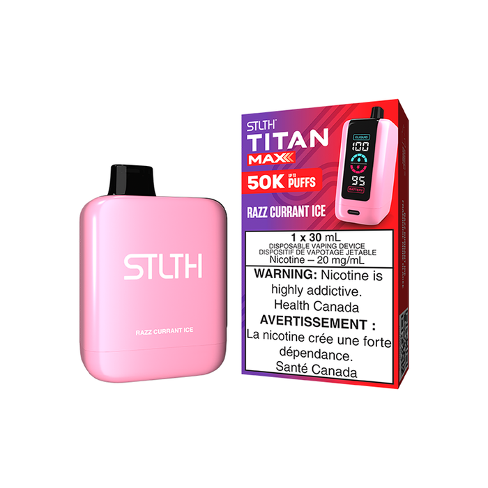 STLTH Titan Max 50K - Razz Currant Ice