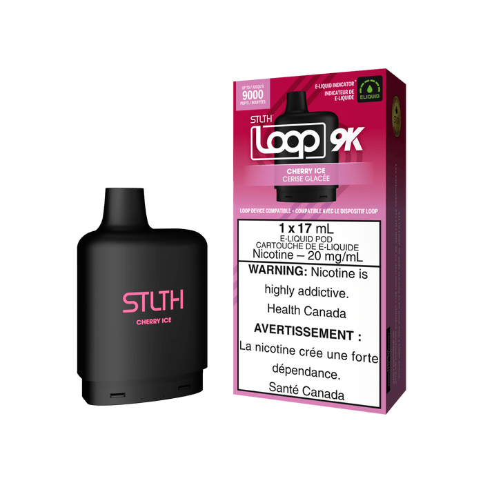 STLTH Loop 9K Pod - Cherry Ice