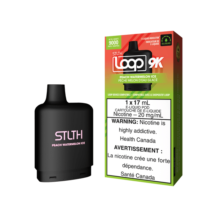 STLTH Loop 9K Pod - Peach Watermelon Ice