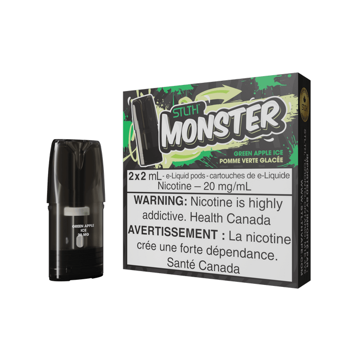 STLTH Monster Pod Pack - Green Apple Ice