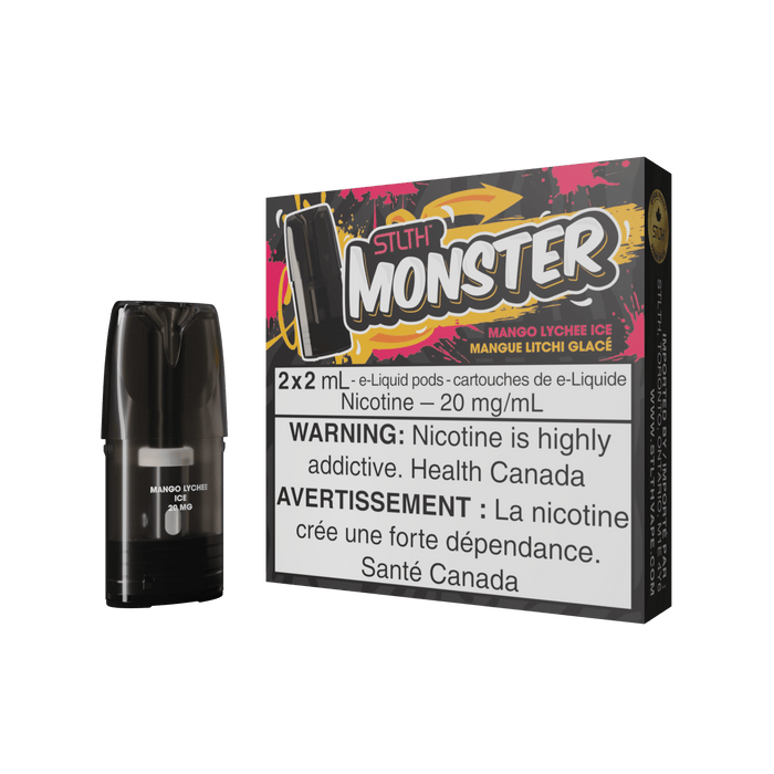 STLTH Monster Pod Pack - Mango Lychee Ice