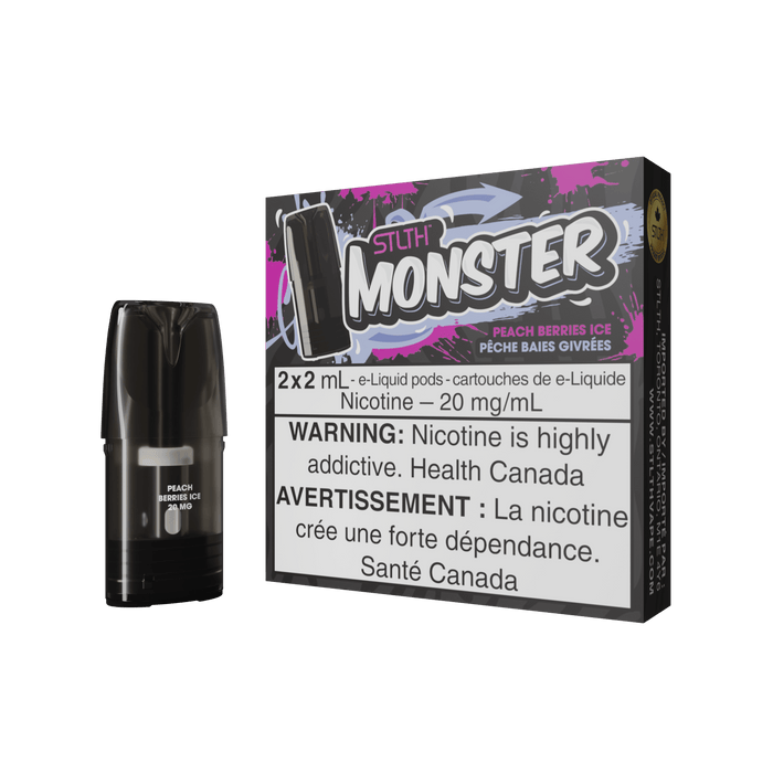 STLTH Monster Pod Pack - Peach Berries Ice