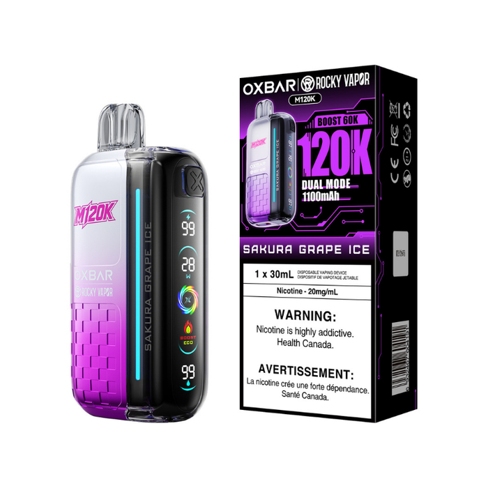 Oxbar 120K - Sakura Grape