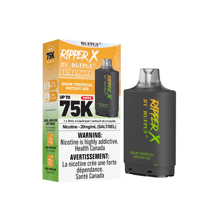 Ripper X 75K Pod - Sour Tropical Patchy Ice