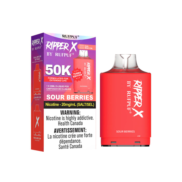Ripper X 50K Pod - Sour Berries