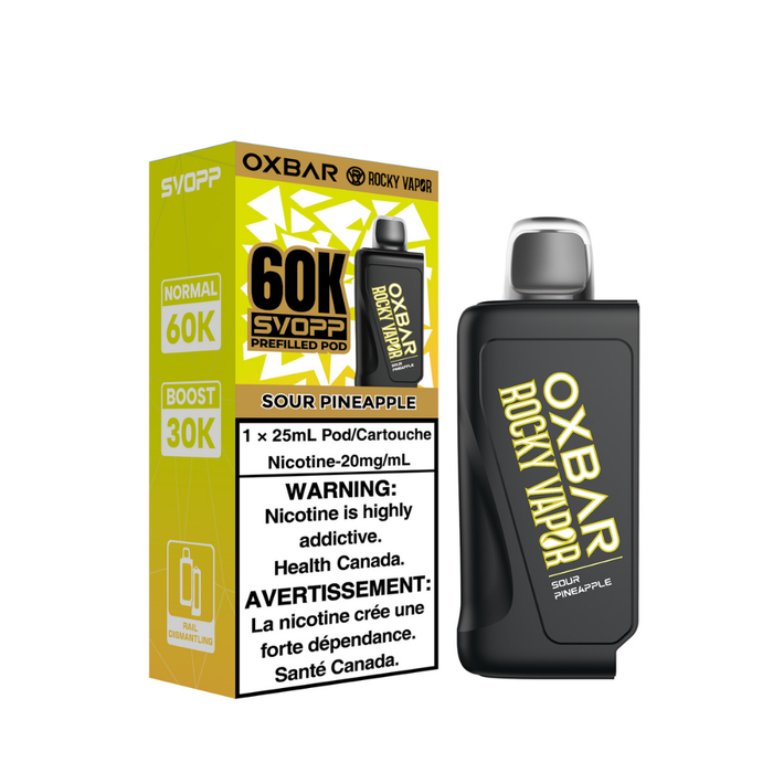 Rocky Vapor Svopp 60K Pod - Sour Pineapple