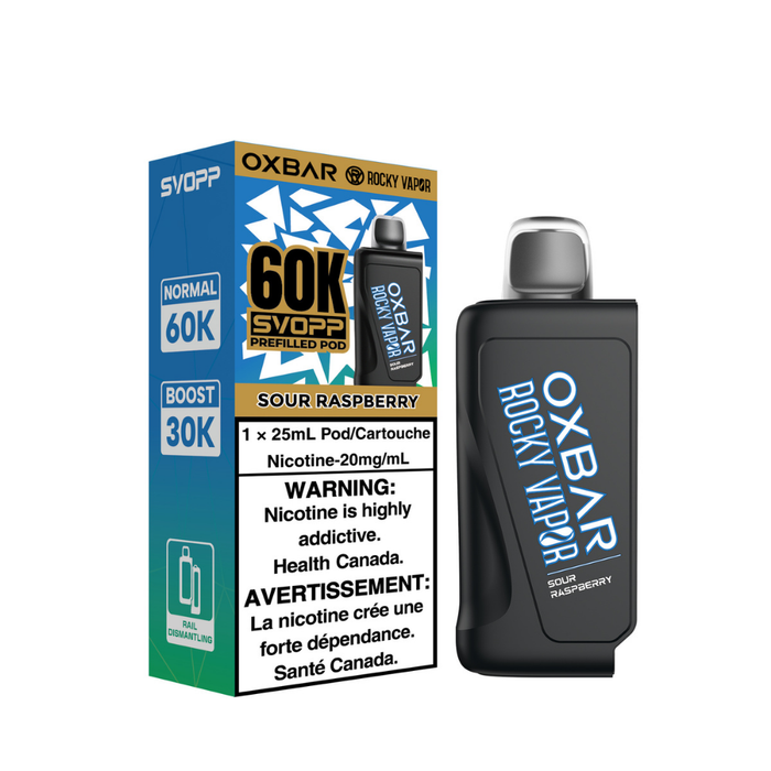 Rocky Vapor Svopp 60K Pod - Sour Raspberry