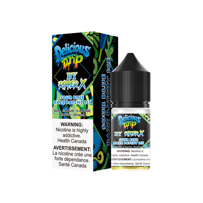 Delicious Drip - Sour Blue Razz Patchy Ice