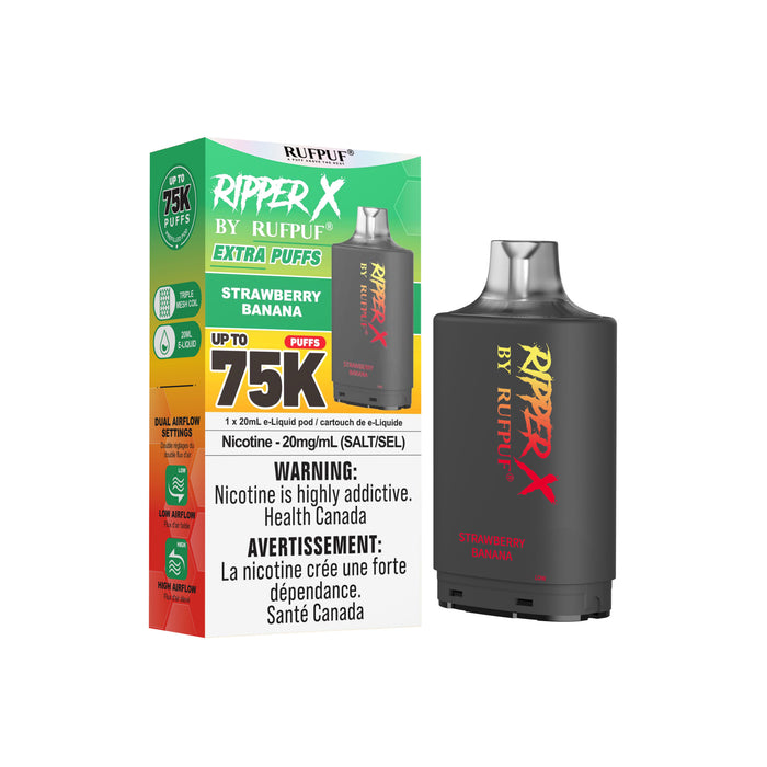 Ripper X 75K Pod - Strawberry Banana