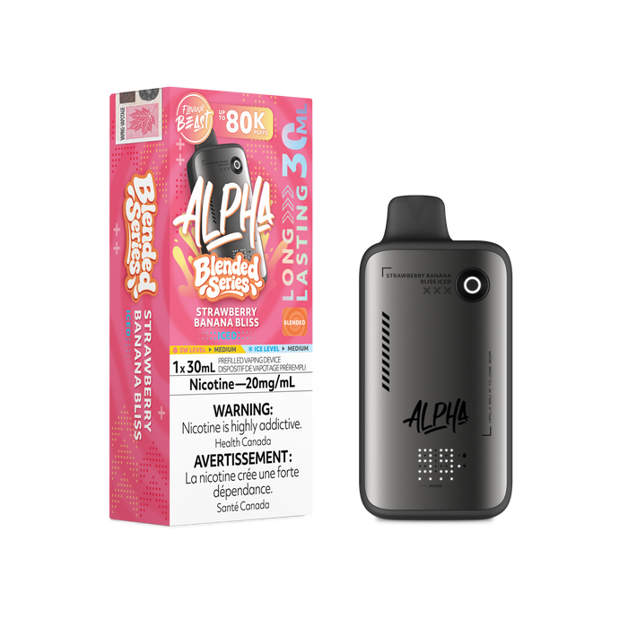 Flavour Beast 80K - Strawberry Banana Bliss Iced