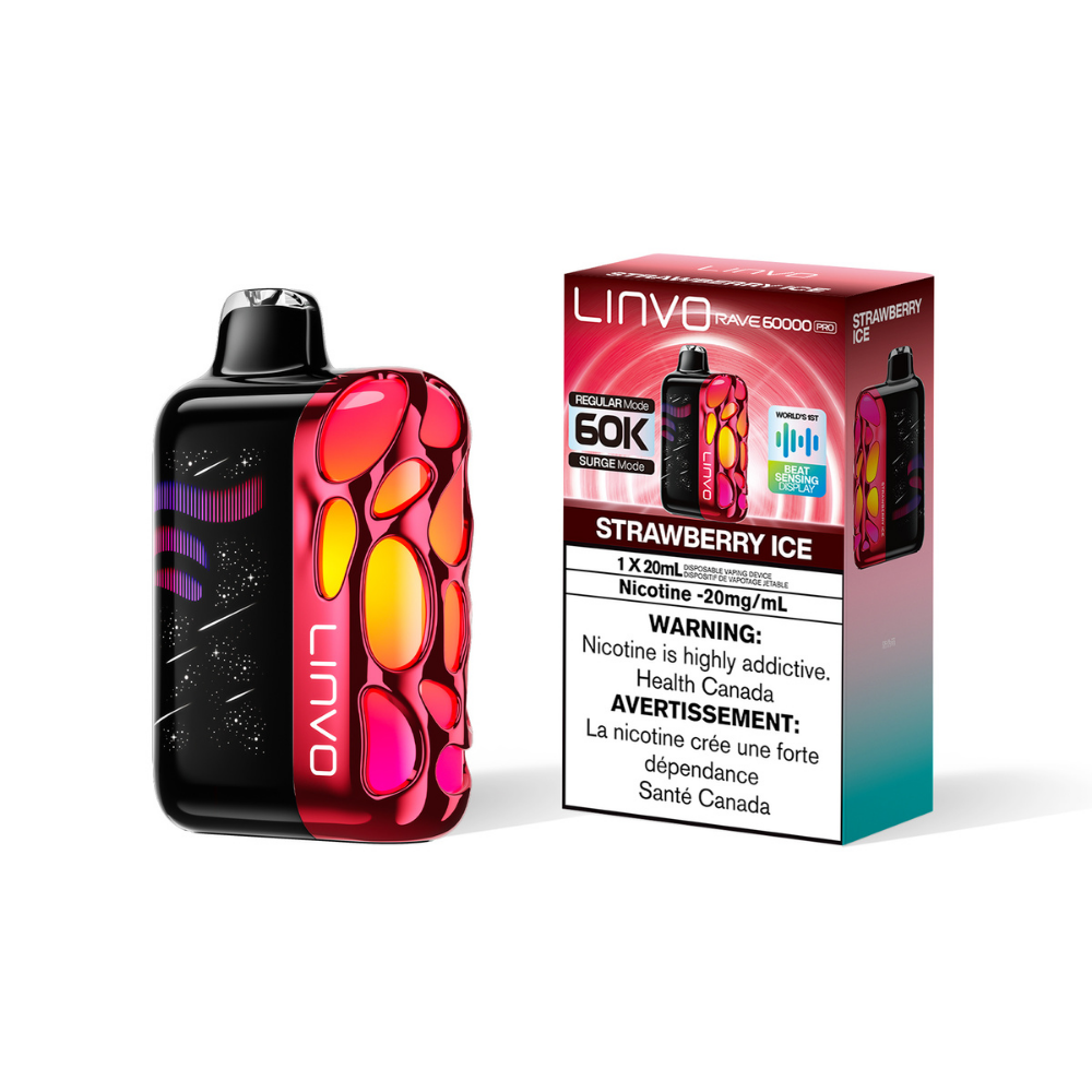 Rave 60K - Strawberry Ice — Vape Villa