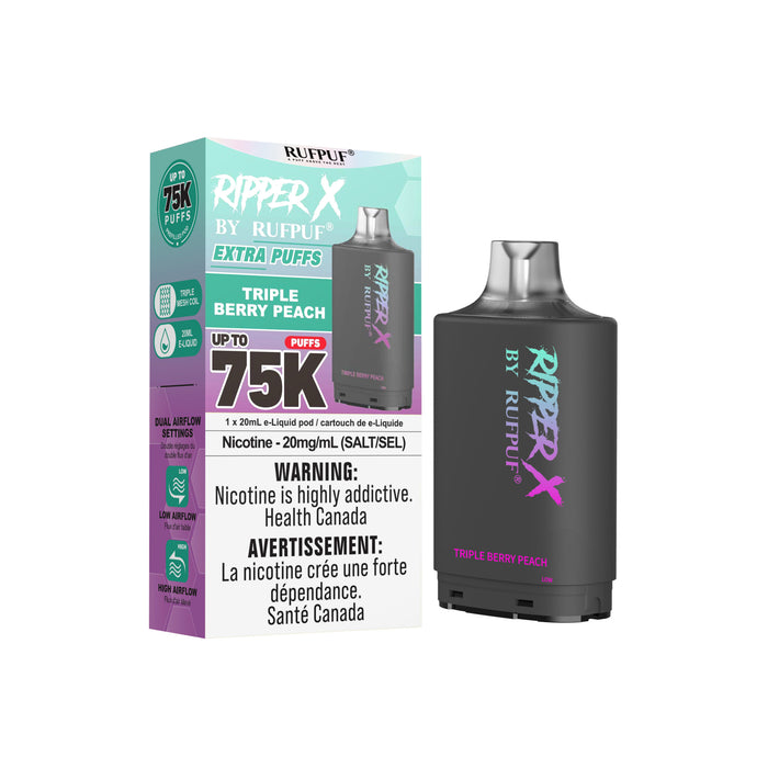 Ripper X 75K Pod - Triple Berry Peach