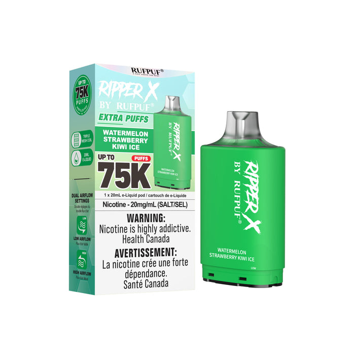 Ripper X 75K Pod - Watermelon Strawberry Kiwi Ice
