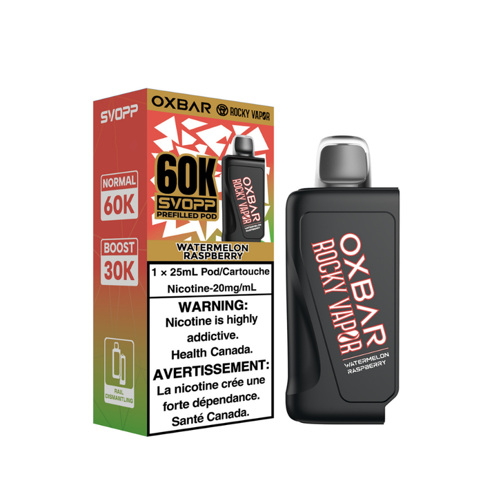 Rocky Vapor Svopp 60K Pod - Watermelon Raspberry