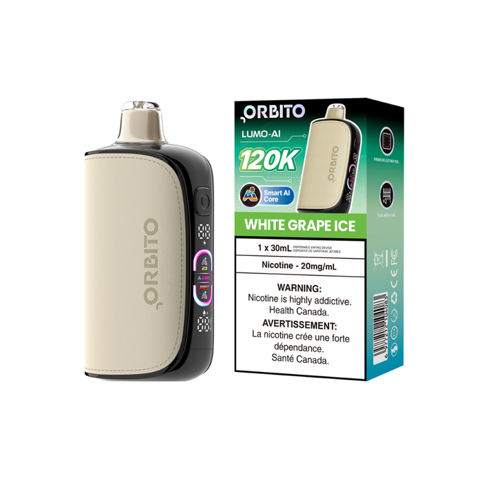 Orbito Lumo 120K - White Grape Ice