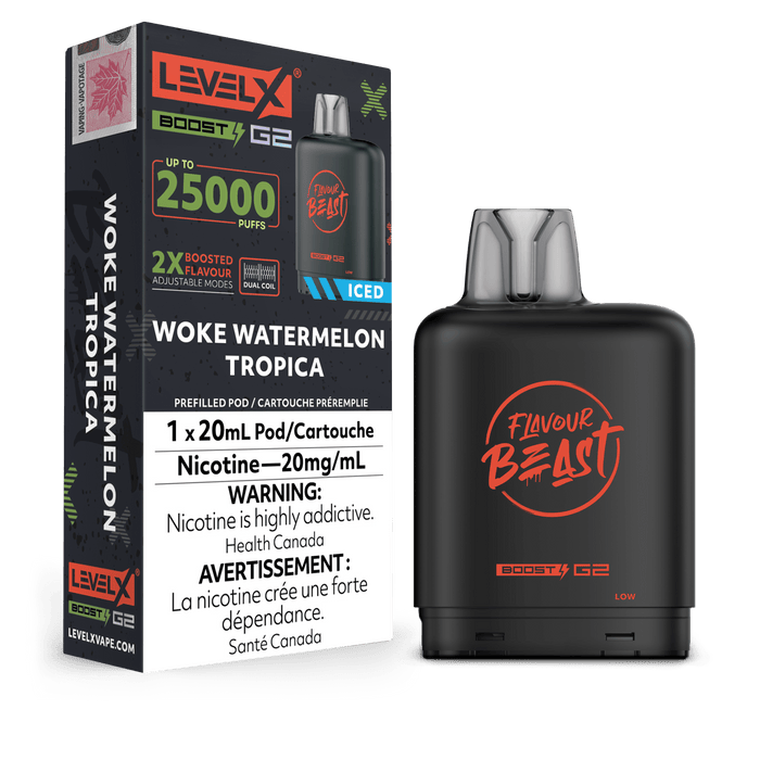 Flavour Beast Level X Boost 25000 Pod - Woke Watermelon Tropica