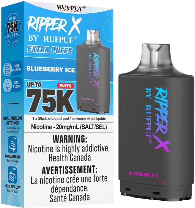 Ripper X 75K Pod - Blueberry ice