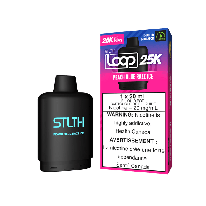 STLTH Loop 25K Pod - Peach Blue Razz Ice