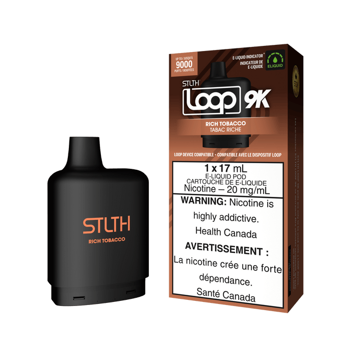 STLTH Loop 9K Pod - Rich Tobacco