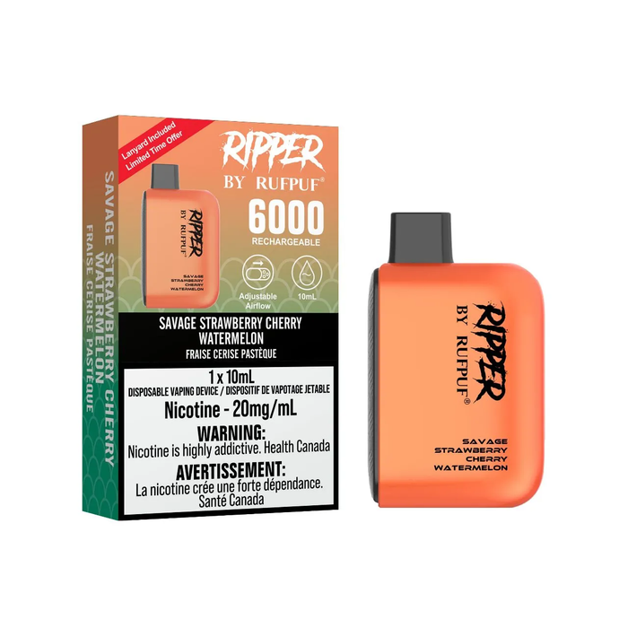 RufPuf Ripper 6000 - Savage Strawberry Cherry Watermelon