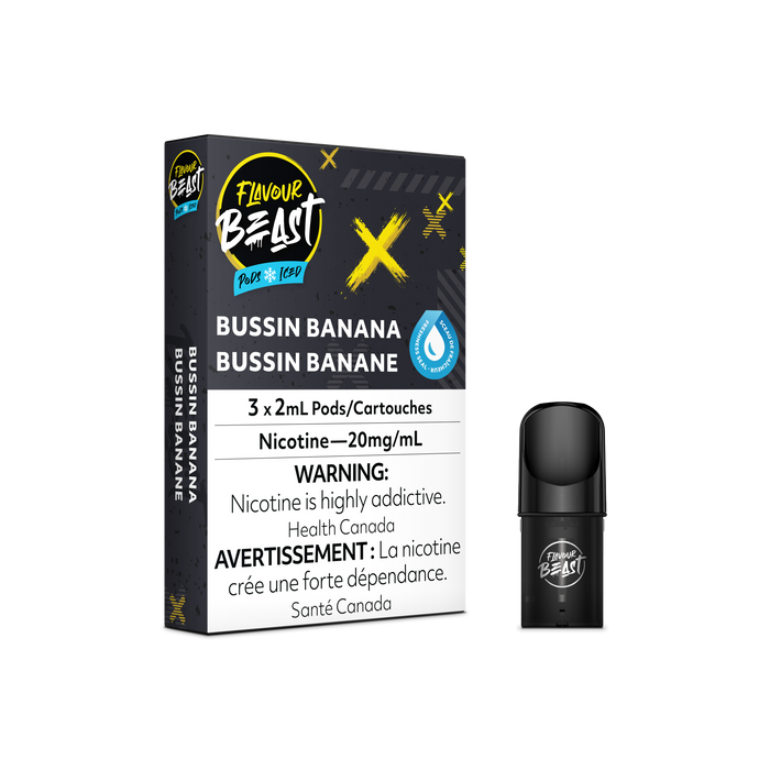 Flavour Beast Pod Pack - Bussin Banana Iced