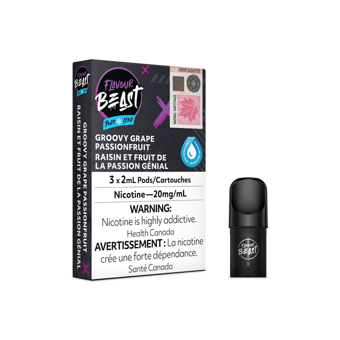 Flavour Beast Pod Pack - Groovy Grape Passionfruit