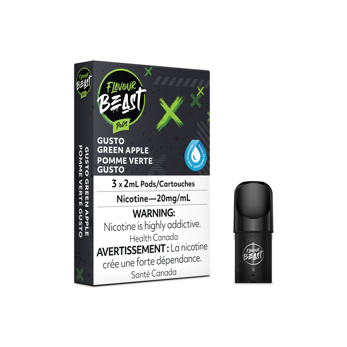 Flavour Beast Pod Pack - Gusto Green Apple