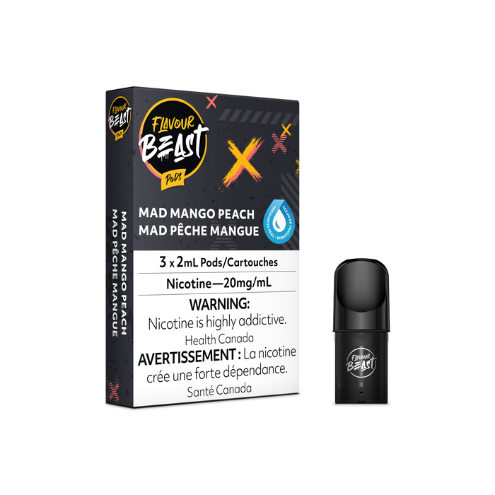 Flavour Beast Pod Pack - Mad Mango Peach